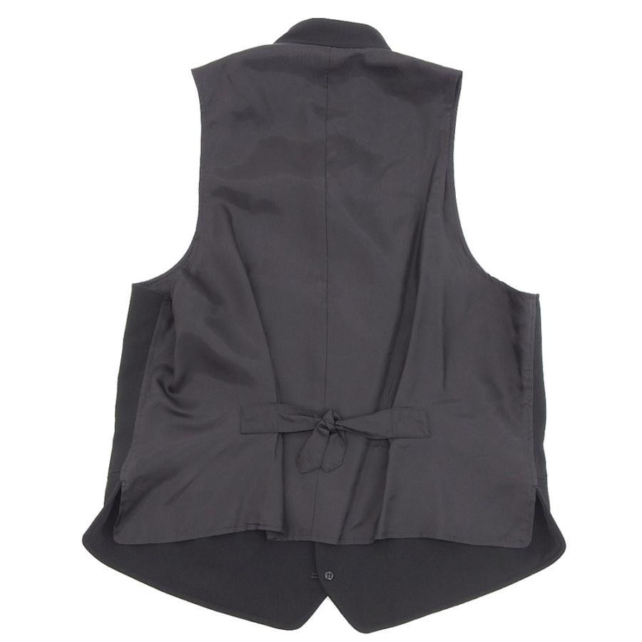 Yohji Yamamoto Yohji Yamamoto Pour Homme -W/Gabardine 7BS Stand Collar Vest Size US L / EU 52-54 / 3 - 2 Thumbnail