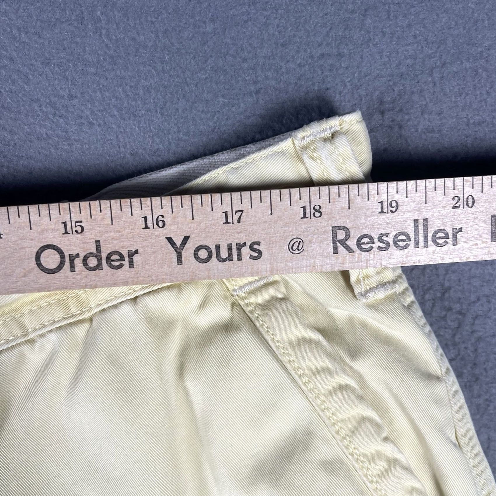 Polo Ralph Lauren Polo Ralph Lauren Shorts Mens 38 Yellow Cotton Drawstring Zipper Classic Fit Casual Vintage No Size US M / EU 48-50 / 2 - 6 Thumbnail