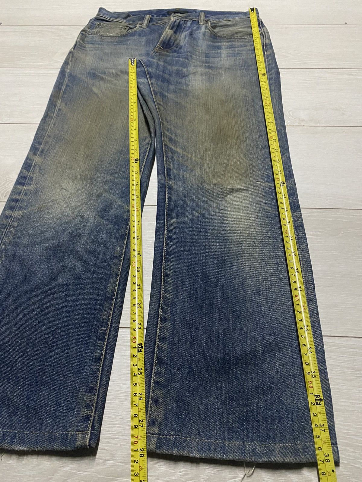 Vintage Vintage Japanese Brand Uniqlo Mud wash Loose Jeans Size US 32 / EU 48 - 14 Thumbnail