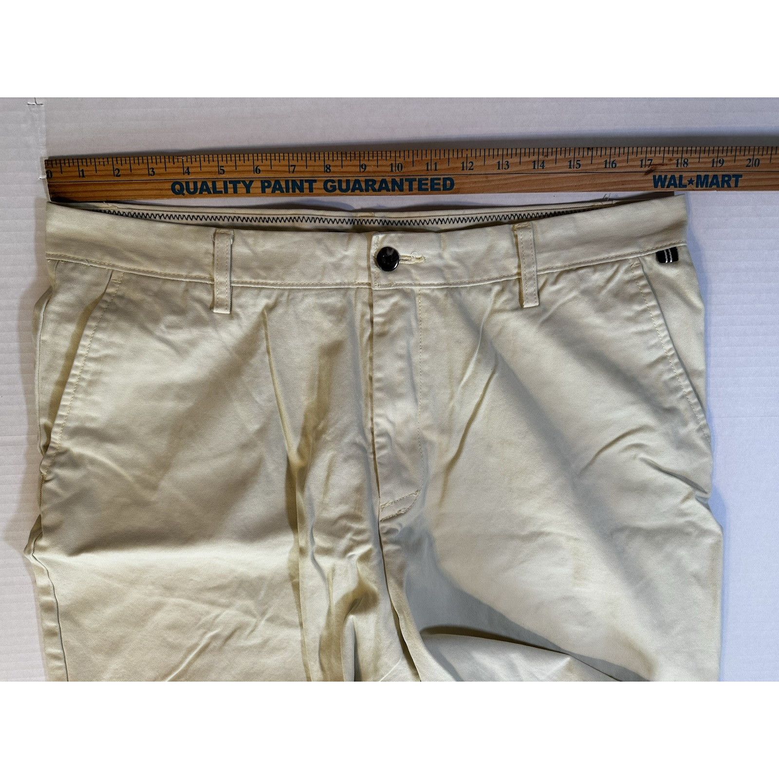 Nautica Nautica Chino Shorts, Lime/Yellow Sz 36w Golf Preppy Bright Size US 36 / EU 52 - 4 Thumbnail