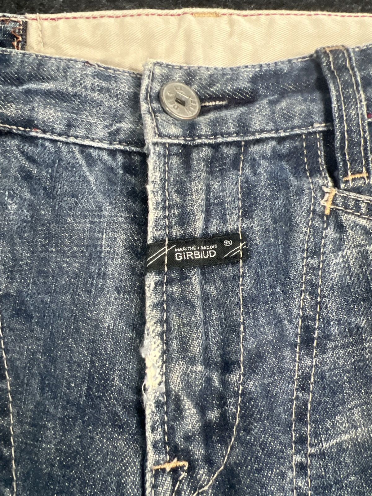 Marithe + Francois Girbaud Marithe Francois Girbaud Baggy Double Knee Faded Jeans Size US 30 / EU 46 - 9 Thumbnail