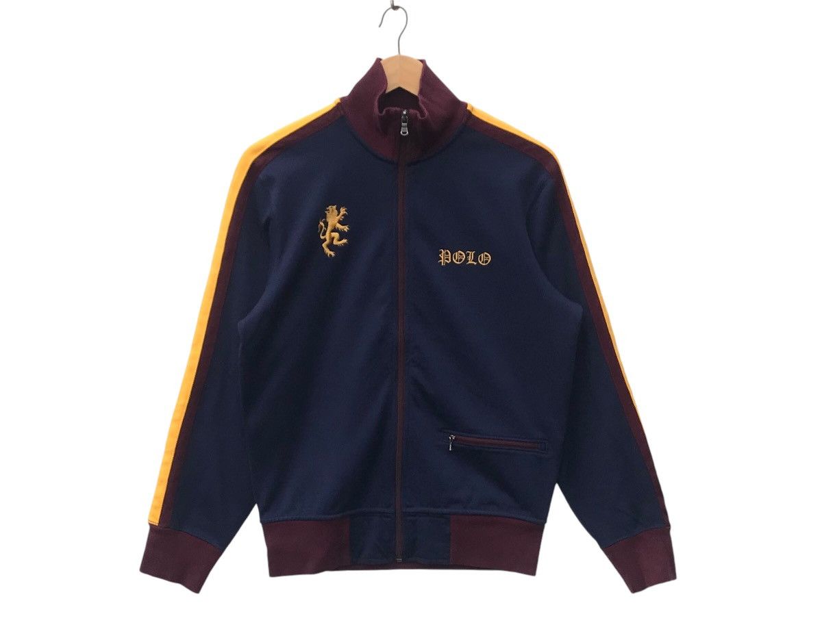 Polo Ralph Lauren Vintage Polo Ralph Lauren 3 Tones Zipper Sweater Size US M / EU 48-50 / 2 - 1 Thumbnail