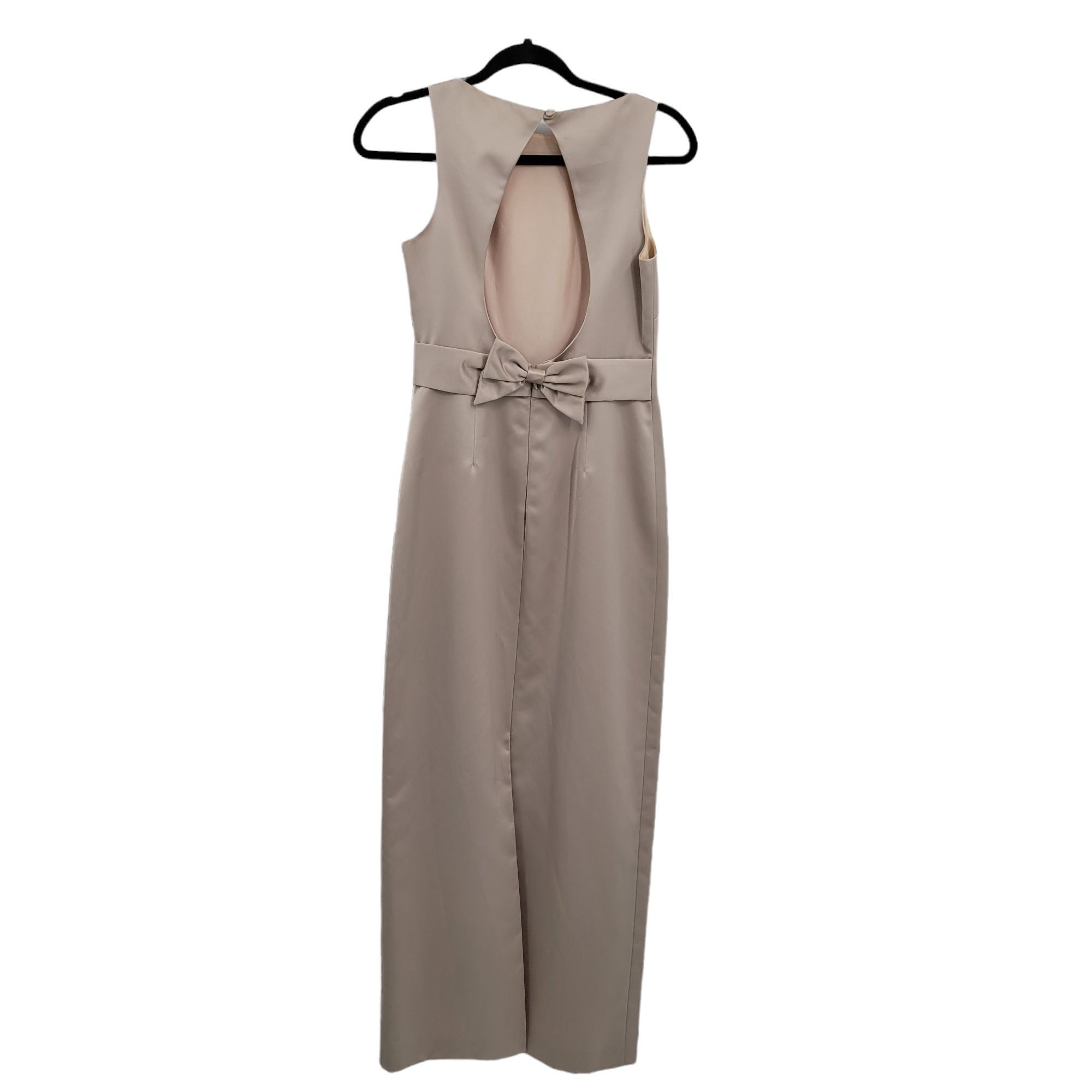 Vintage Vtg Laundry by Shelli Segal Dress Gown Sz 4 Champagne Peekab Size S / US 4 / IT 40 - 1 Thumbnail