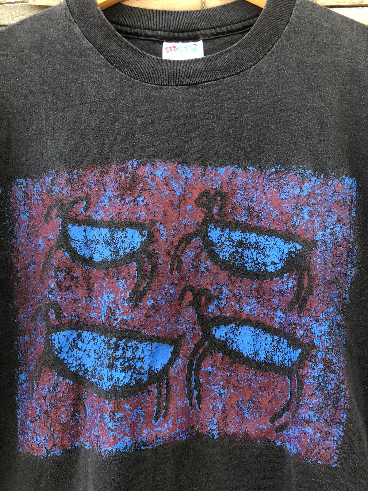 Vintage 🔥RARE🔥Vintage 90s Art Tshirt Size US L / EU 52-54 / 3 - 2 Thumbnail