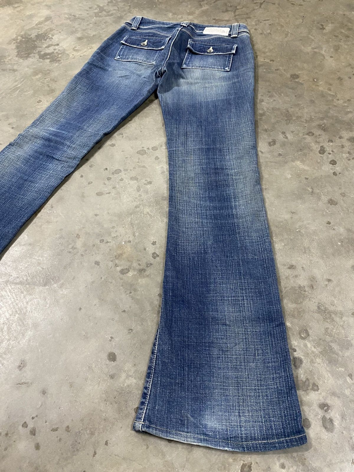 Edwin Flare Jeans Brappers by Edwin Mud Rusty Flared @319 Size US 27 - 1 Thumbnail