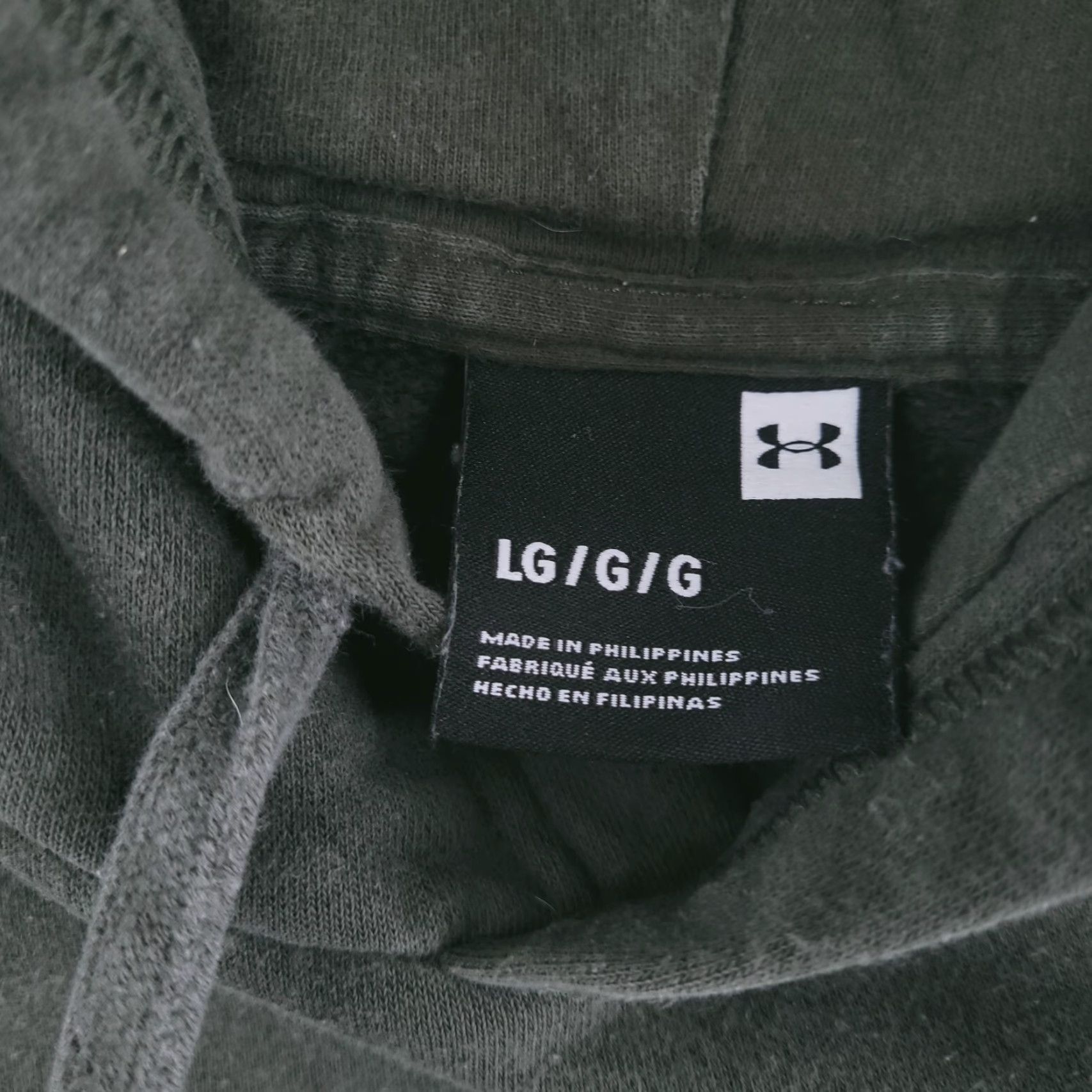 Under Armour Under Armour Hoodie Mens M Green Olive Pullover Sweatshirt Distressed Sweatshirt Pullover Mens Green Olive Size US M / EU 48-50 / 2 - 3 Thumbnail