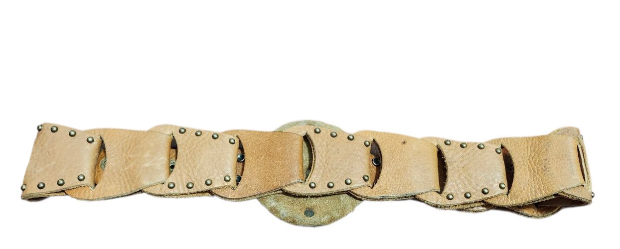 Other LeatheRock Custom Linked Leather Studded Rhinstone Size M/L Size ONE SIZE - 13 Thumbnail