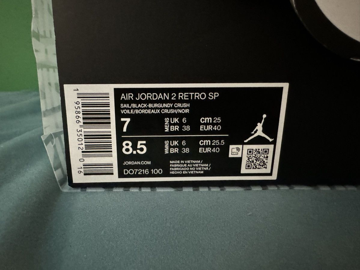 Jordan Brand Nike Air Jordan 2 A Ma Maniere 2022 Size US 7 / EU 40 - 6 Thumbnail