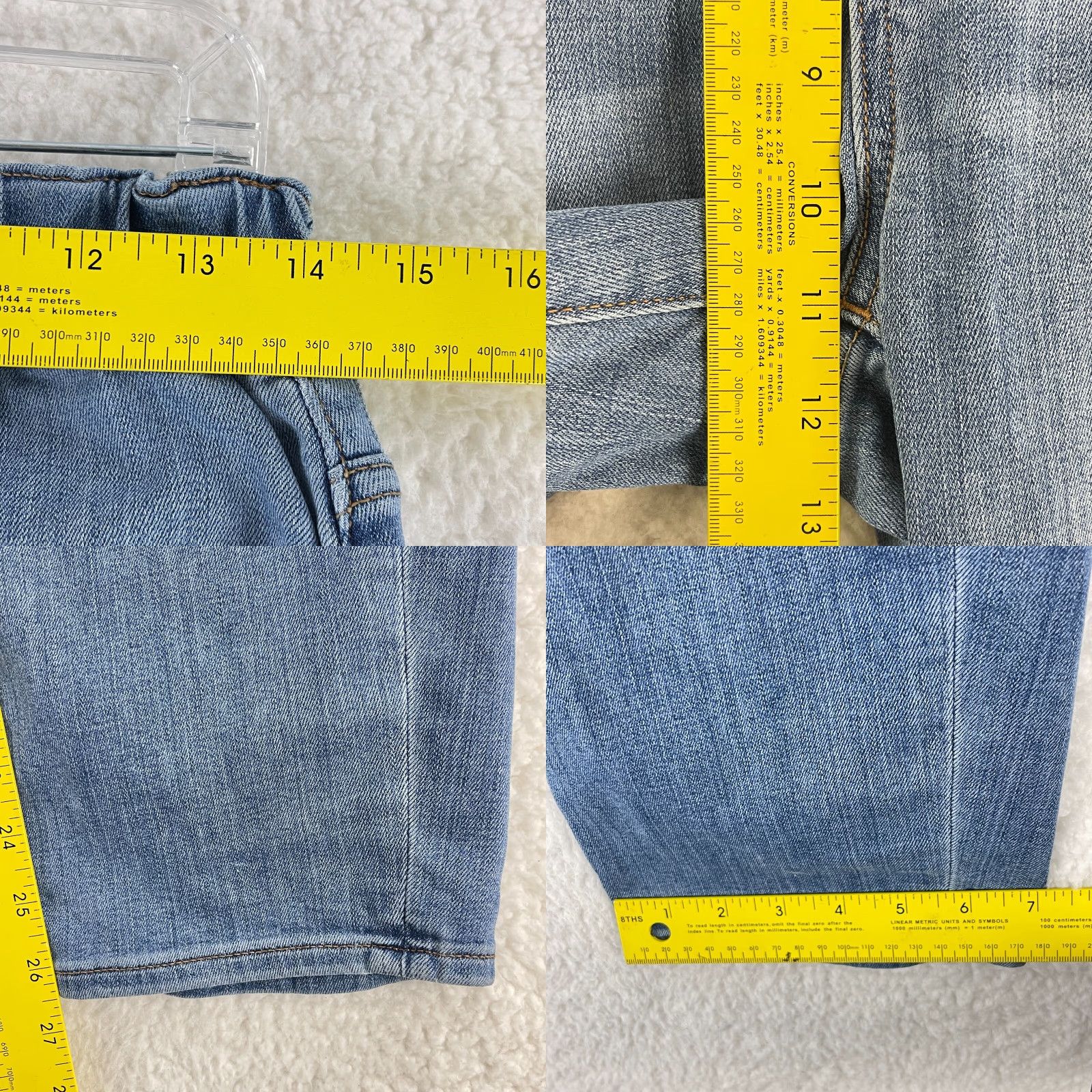 Madewell Madewell Jeans Womens Size 26 Pull On Straight Leg Blue Denim High-Rise Casual Jeans Size 26" / US 2 / IT 38 - 8 Thumbnail