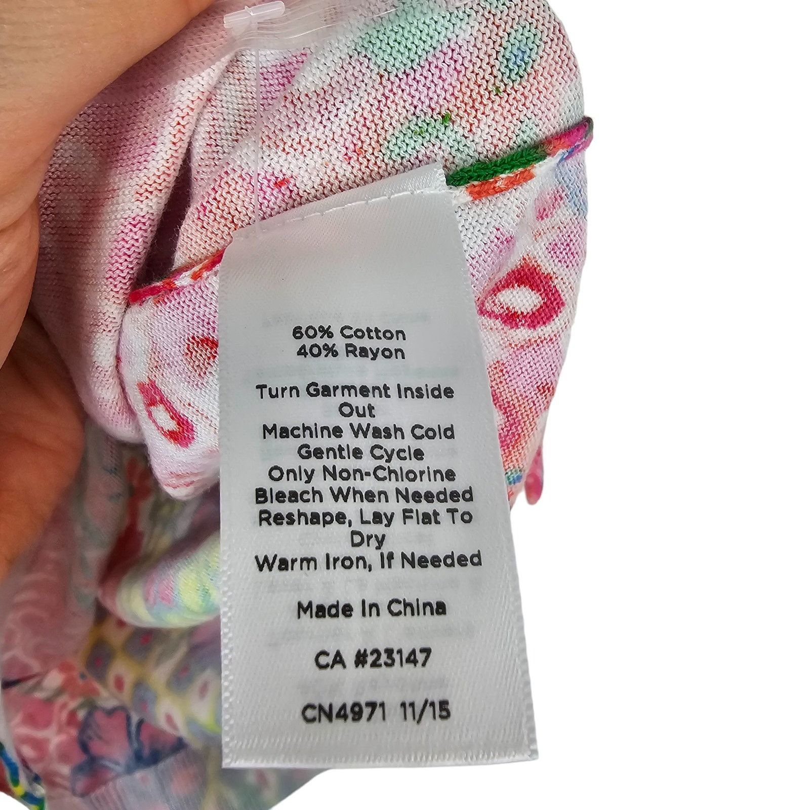 Robert Talbott Talbots Womens Floral Sweater Size S Crewneck Abstract Size S / US 4 / IT 40 - 8 Thumbnail