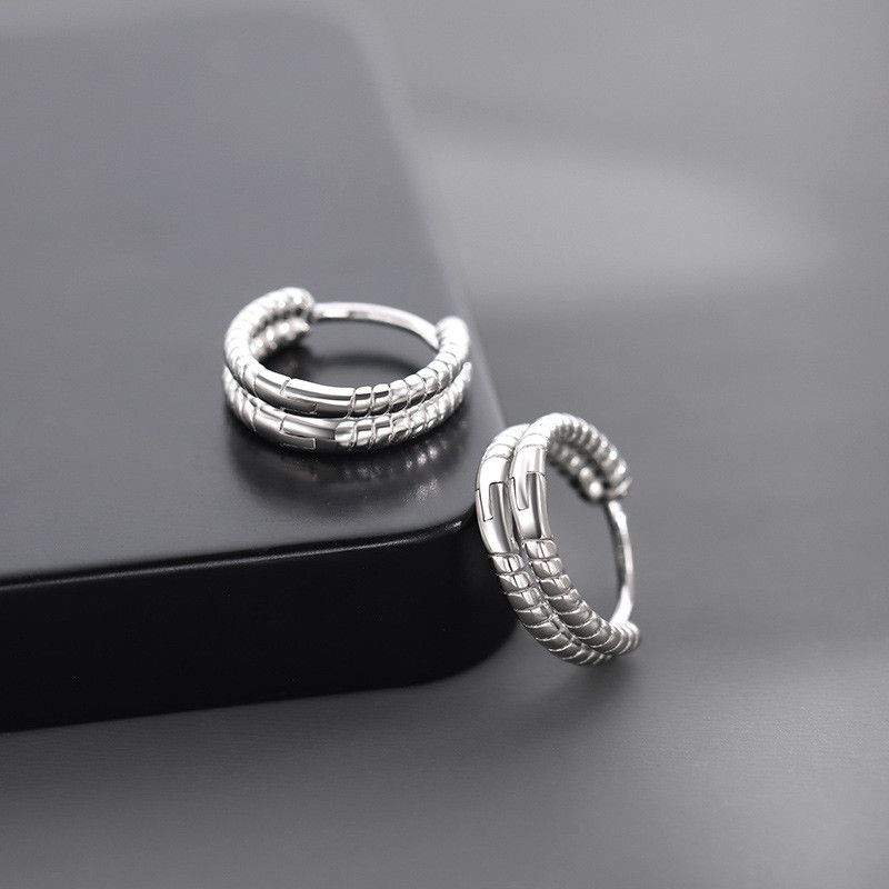 Jewelry Matchless Earrings One Pairs Chrome Jewelry Size ONE SIZE - 3 Thumbnail