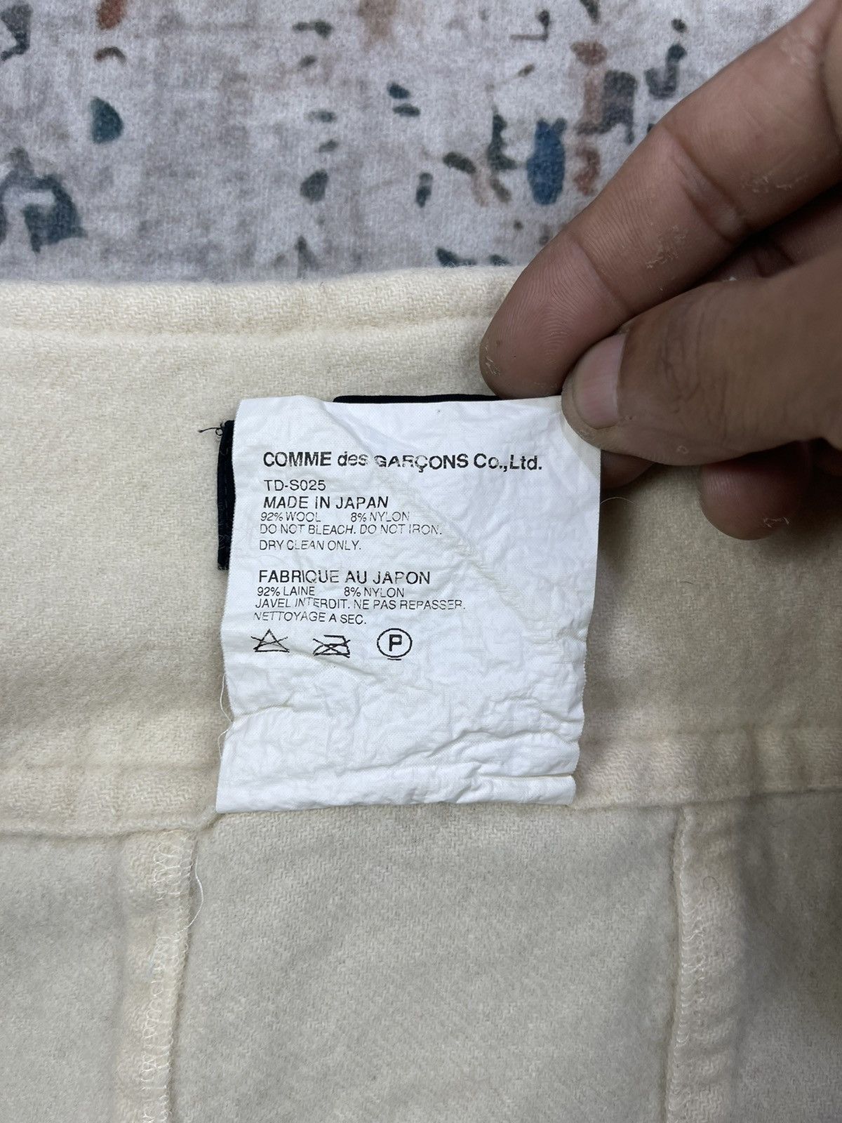 Tricot Comme des Garcons AD 2009 Tricot Comme Des Garcons Crepe Flared Skirt Size 28" / US 6 / IT 42 - 13 Thumbnail
