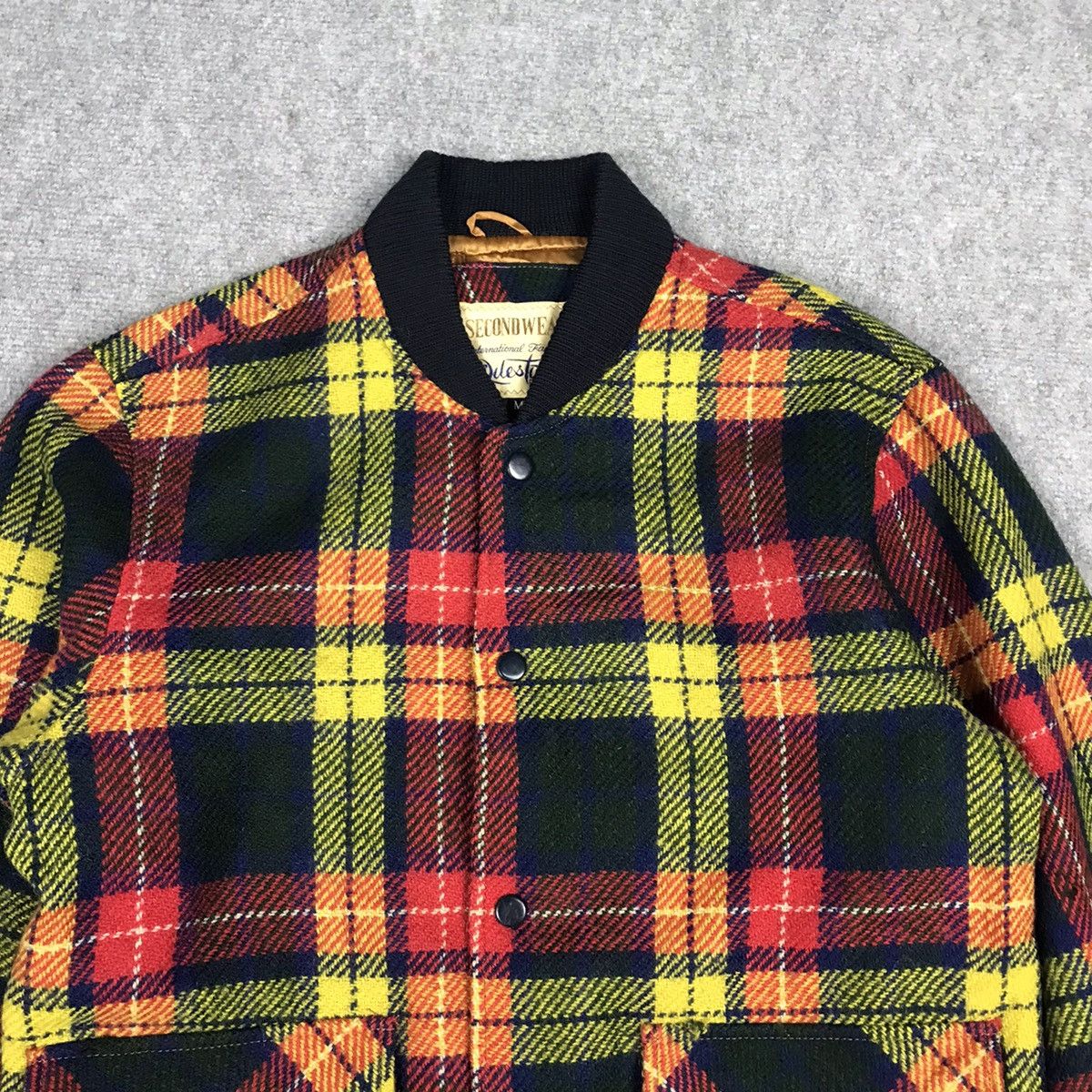 Japanese Brand × Vintage SECOND WEAR WOOL FLANNEL SNAP BUTTON JACKET Size US M / EU 48-50 / 2 - 2 Thumbnail