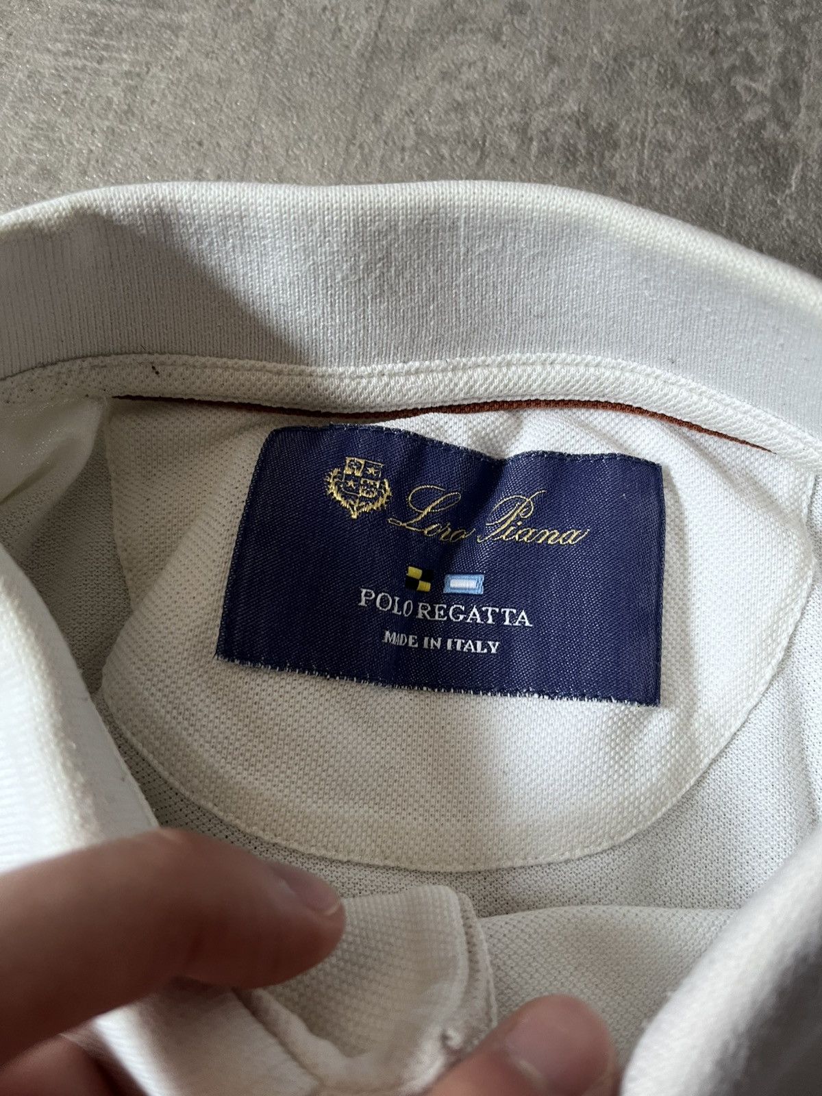 Loro Piana Loro Piana T-shirt Polo Regatta cotton white Size US XL / EU 56 / 4 - 8 Thumbnail