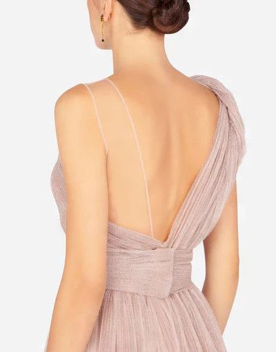 Dolce & Gabbana o1y0825 Midi Dress in Blush Size S / US 4 / IT 40 - 3 Thumbnail