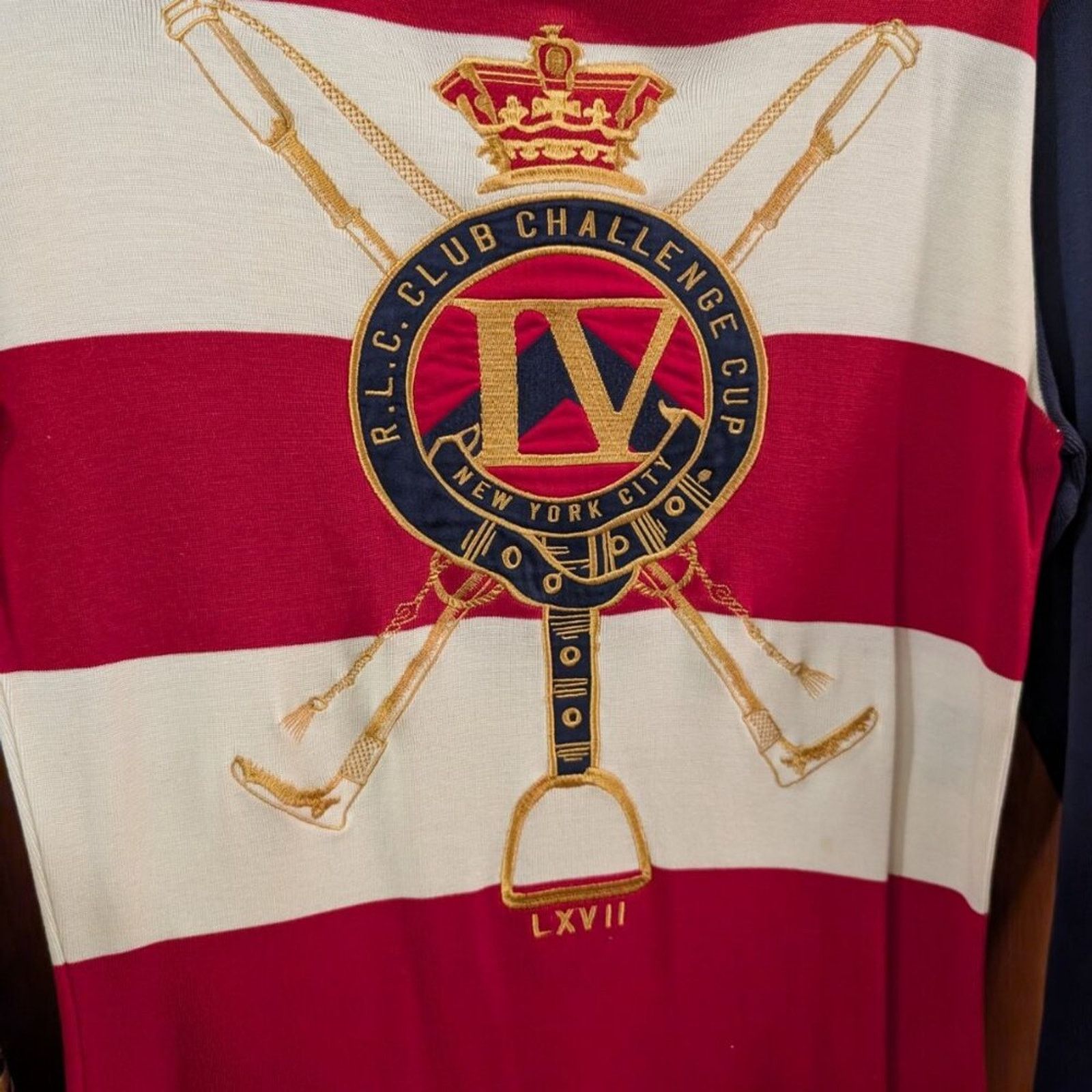 Ralph Lauren Vintage RALPH LAUREN Polo Club Striped Dress MEDIUM Size M / US 6-8 / IT 42-44 - 5 Thumbnail
