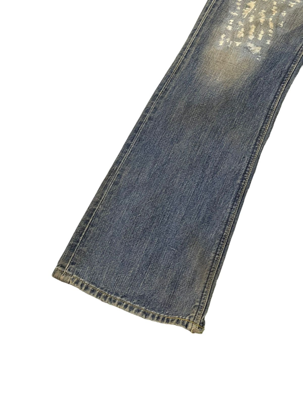 Lee Flare Jeans Lee Japan Distress Faded Boot Cut 7🟦5 Size US 30 / EU 46 - 5 Thumbnail