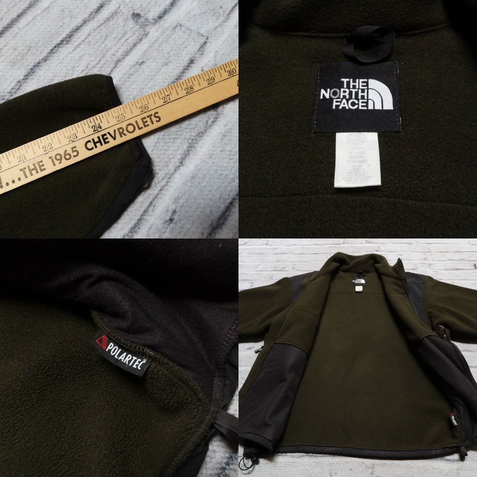 The North Face VINTAGE North Face Denali Polar Fleece Jacket Men XX-Large Olive Green 90s Descriptive Denali Size US XXL / EU 58 / 5 - 8 Thumbnail