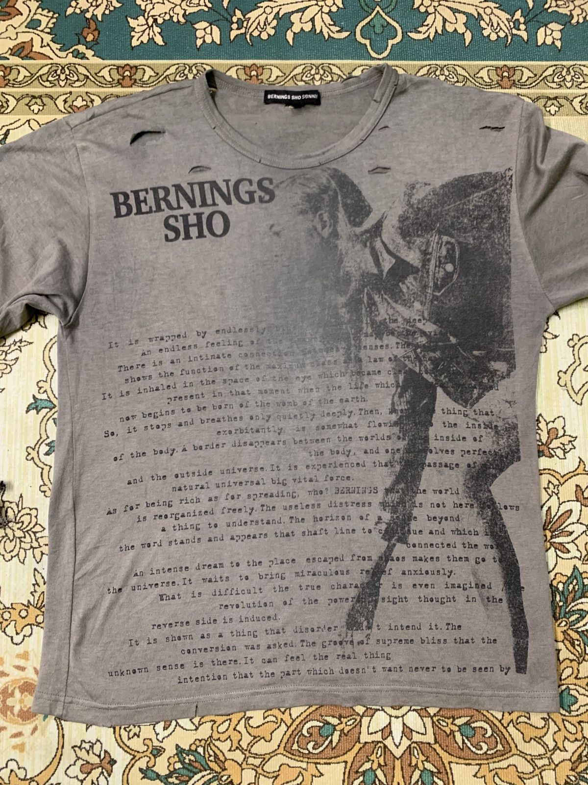 Japanese Brand BERNINGS SHO TEE Size US L / EU 52-54 / 3 - 4 Thumbnail