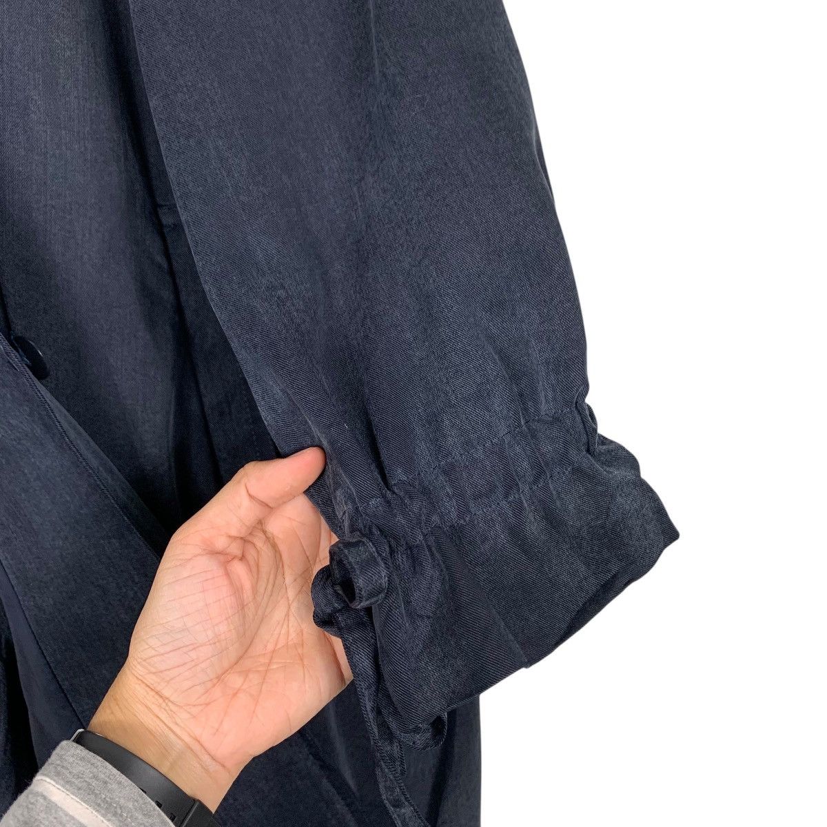 Japanese Brand CINQ CINQ By CINQ Tencel Overcoat Long Coat Jacket #2171-C96 Size M / US 6-8 / IT 42-44 - 14 Thumbnail
