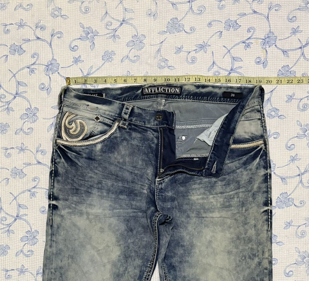 Affliction Affliction Streetwear Jeans Distressed Denim Size US 38 / EU 54 - 4 Thumbnail
