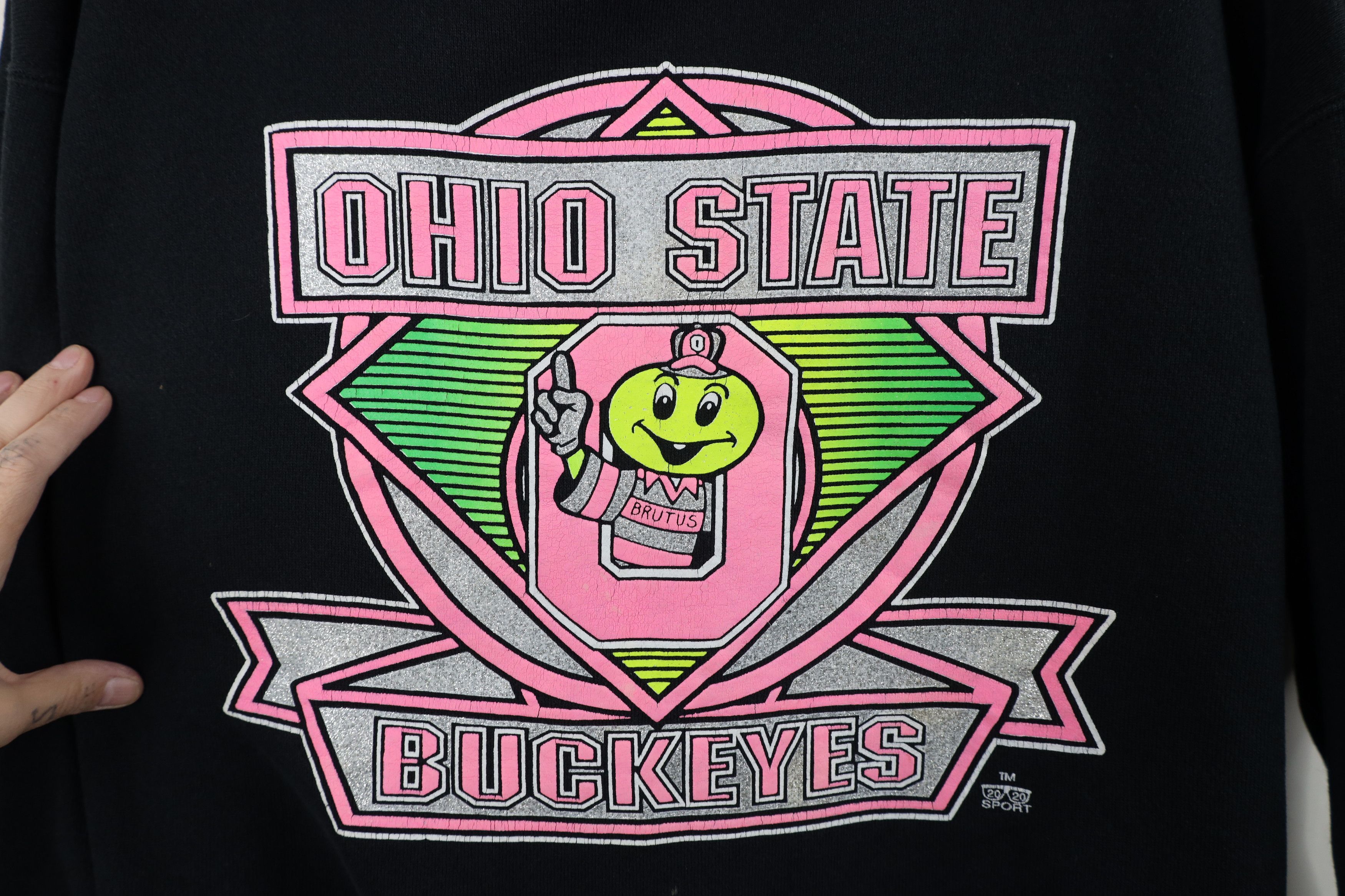 Vintage Vintage 90s Brutus Ohio State University Sweatshirt USA Size XL / US 12-14 / IT 48-50 - 4 Thumbnail