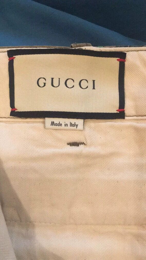 Gucci Gucci Zoo Print Cropped Jeans Size 31 Size US 31 - 7 Thumbnail