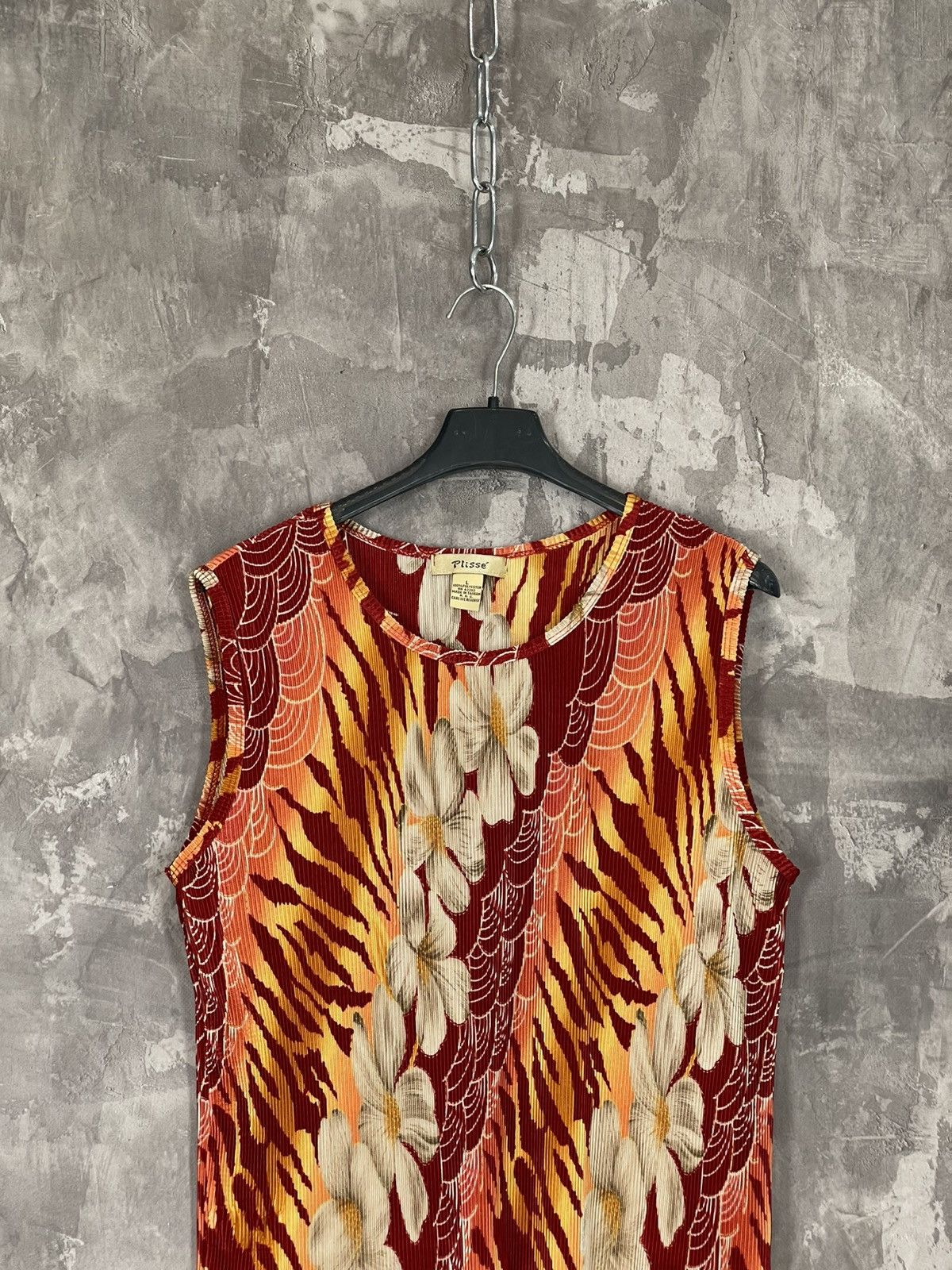 Vintage Vintage Y2K knitted coloured vest tank top Japanese style Size L / US 10 / IT 46 - 2 Thumbnail