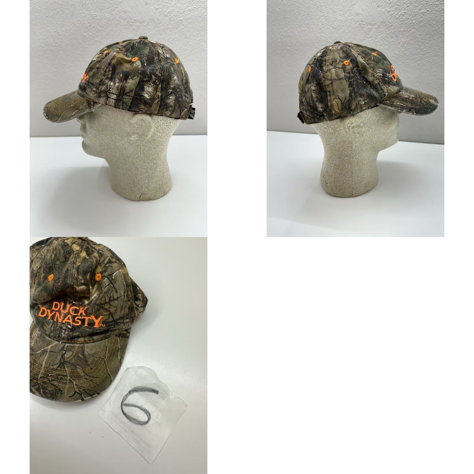 Vintage Outdoor Cap Baseball Cap Men One Size Adjustable Green Duck Dynasty Camouflage Logo Size ONE SIZE - 8 Thumbnail