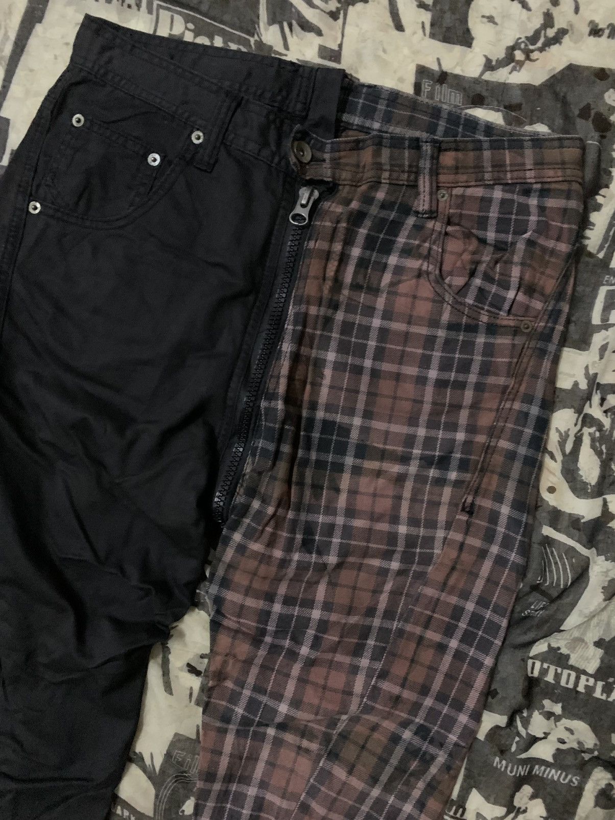 Japanese Brand 💥Avant Garde Japanese Style Harajuku Pant Size US 32 / EU 48 - 3 Thumbnail