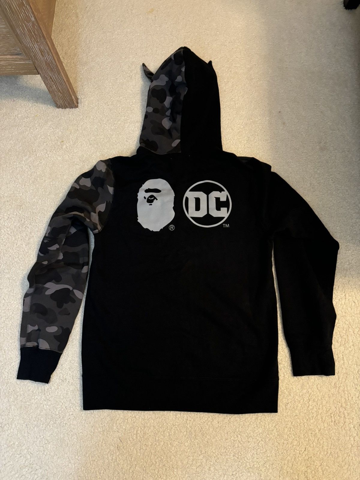 Bape × DC Comics Bape DC Batman Full Zip Hoodie Black Size US L / EU 52-54 / 3 - 9 Thumbnail