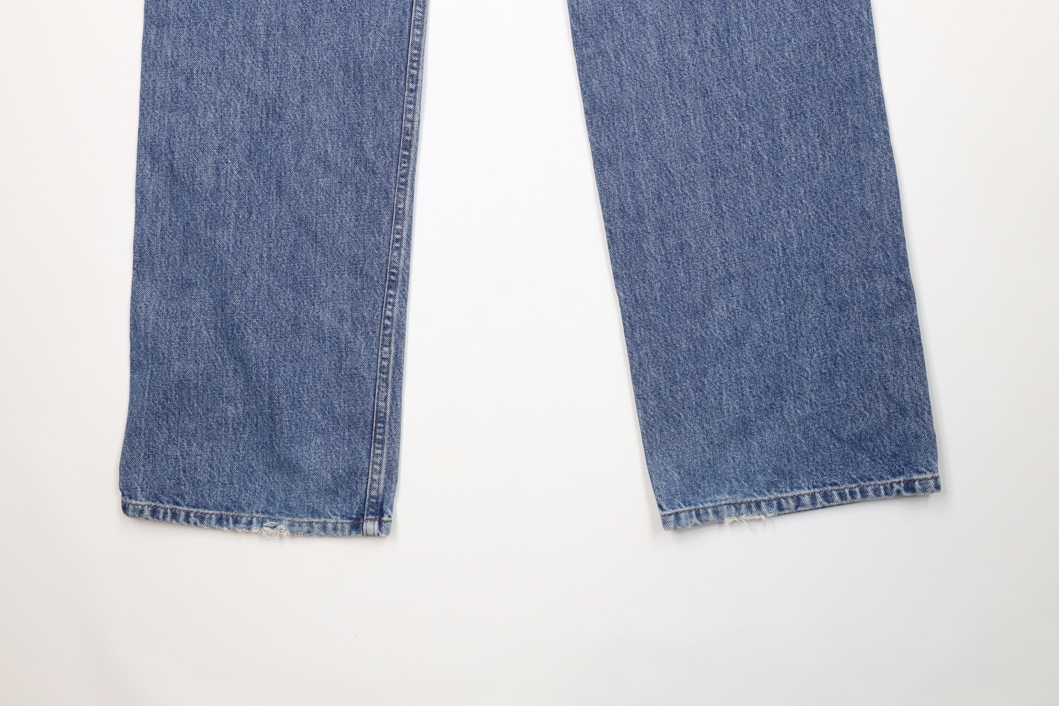 Harley Davidson Vintage 90s Y2K Harley Davidson Spell Wide Leg Denim Jeans Size US 38 / EU 54 - 10 Thumbnail