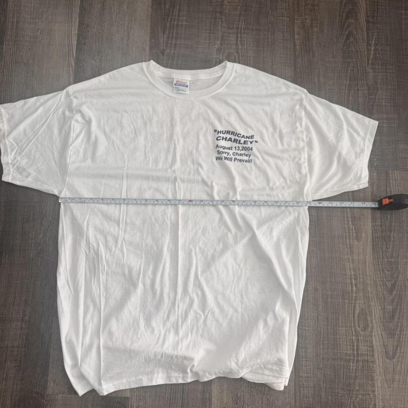 Hanes HANES • VNTG "Hurricane Charley" Pre-Shrunk Tee (XL) Size US XL / EU 56 / 4 - 6 Thumbnail