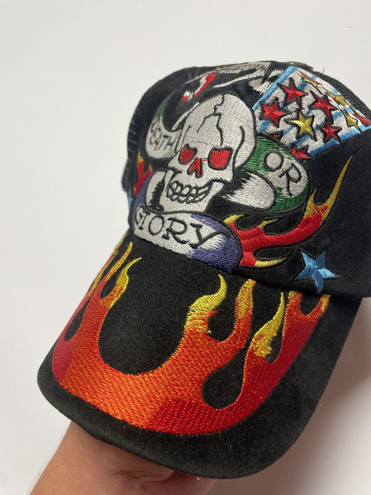 Ed Hardy × Vintage Ed Hardy Flame Cap Size ONE SIZE - 3 Thumbnail