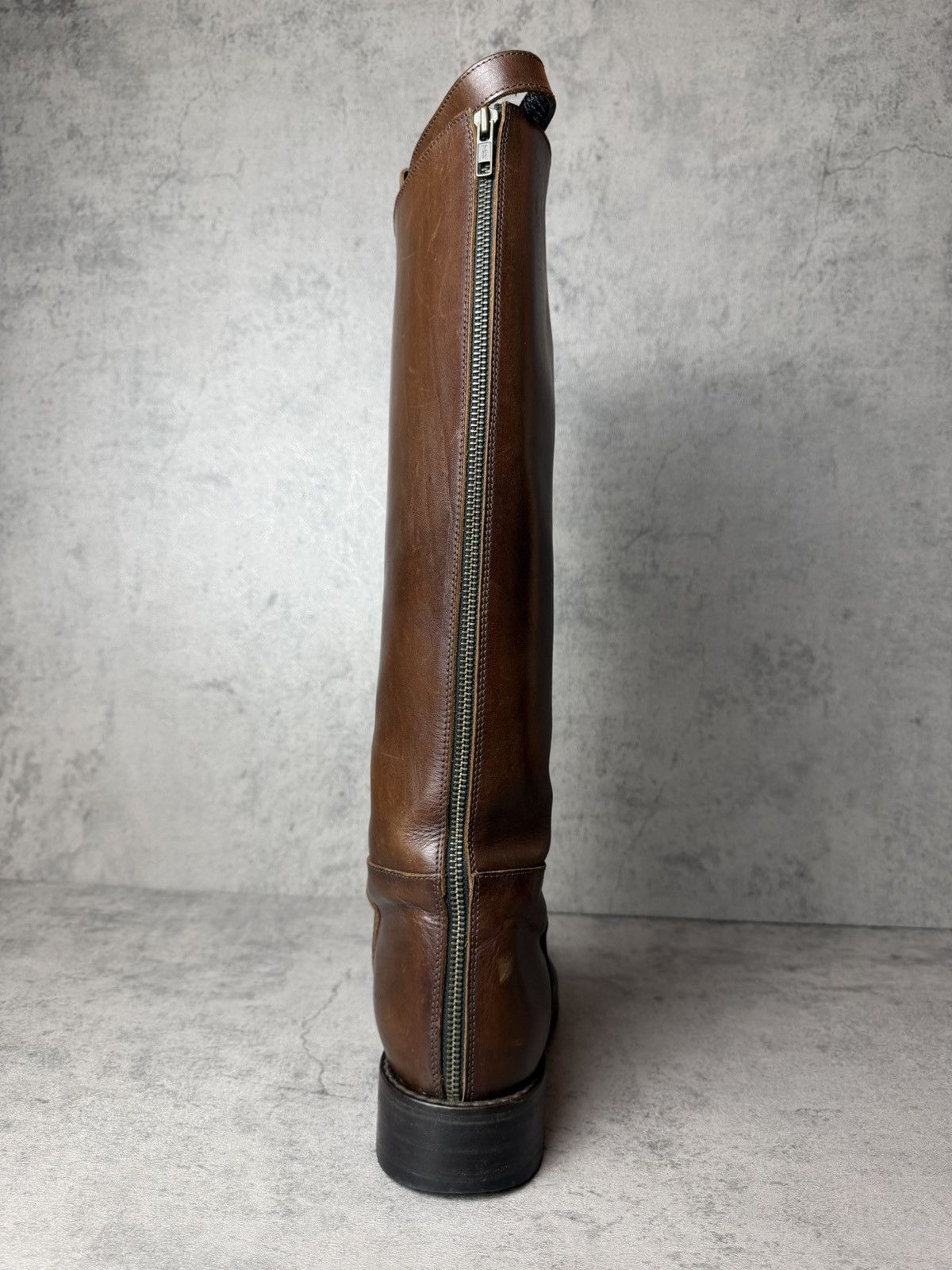 Ann Demeulemeester ANN DEMEULEMEESTER - F/W04 - COGNAC STAN RIDING BOOTS Size US 8 / IT 38 - 4 Thumbnail