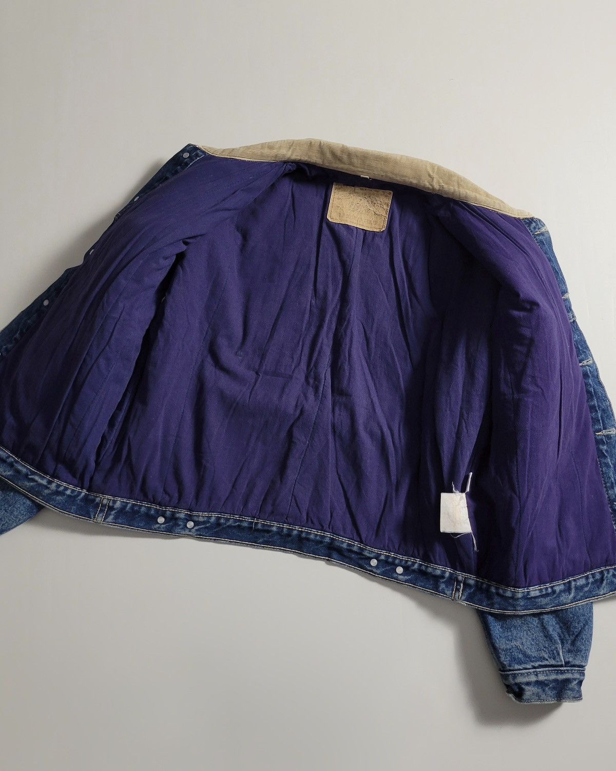 Other Vintage 90s Western Blue Denim Lined Jacket Cowboy Core Size US S / EU 44-46 / 1 - 7 Thumbnail