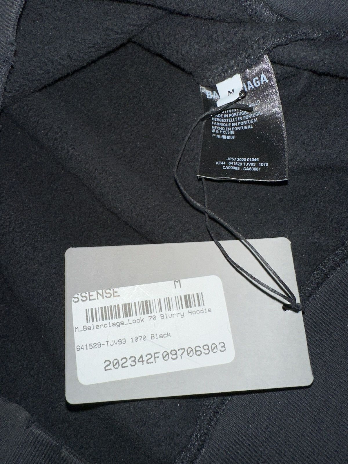 Balenciaga Blurred “One Like” hoodie (Winter 2020)