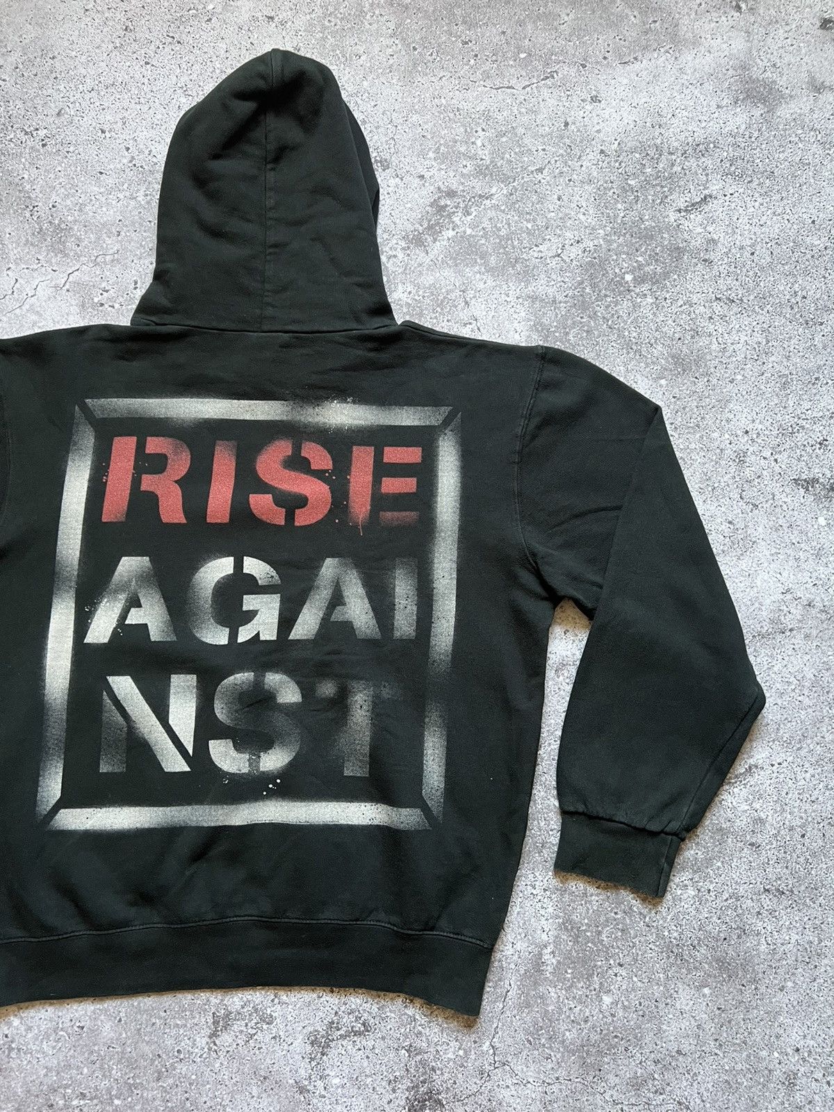 Band Tees × Vintage Rise Against Faded Hoodie Punk Rock Band Size US M / EU 48-50 / 2 - 10 Thumbnail