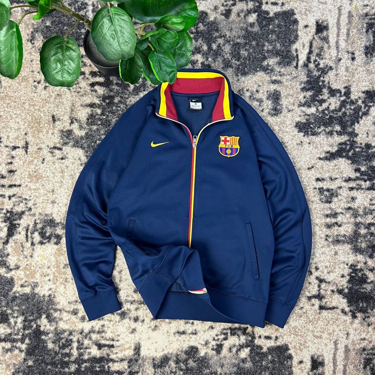 Nike x FC Barcelona Vintage Zip Up Track Jacket