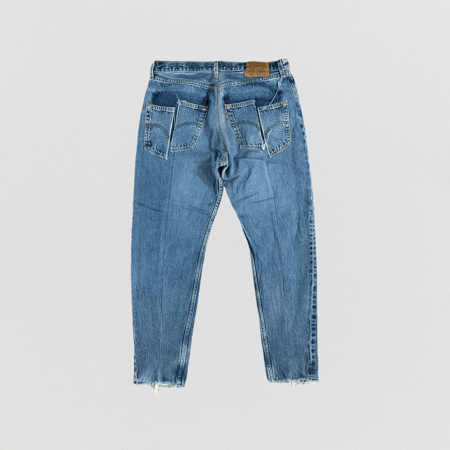 Levi's Vintage 90s Blue Wash Levis 501 Jeans-JM2401 Size US 35 - 2 Thumbnail