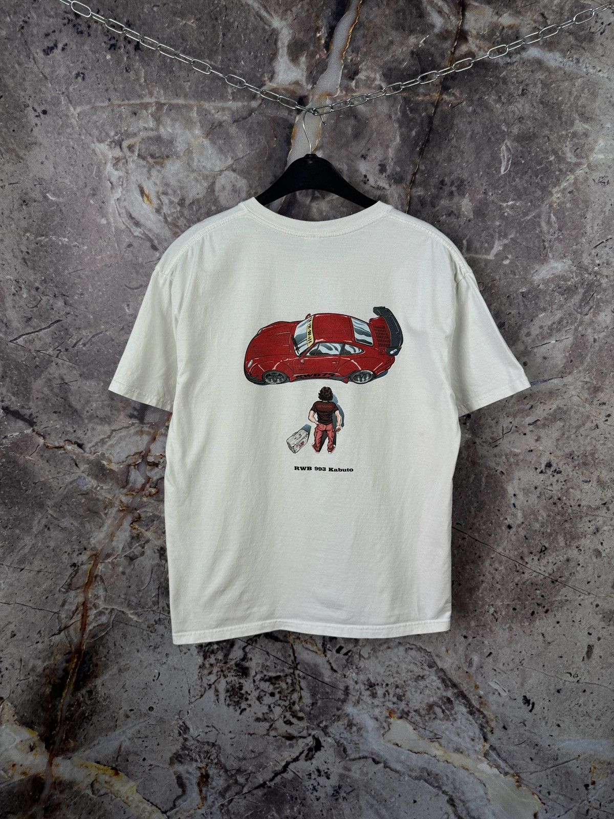 Japanese Brand Men’s Akira Nakai-San T-Shirt RWB 993 Kabuto Size Large Size US L / EU 52-54 / 3 - 9 Thumbnail