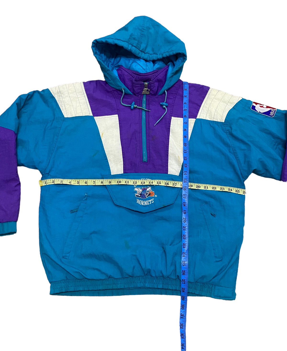 NBA Vintage charlotte hornets starter hoodie jacket Size US M / EU 48-50 / 2 - 12 Thumbnail
