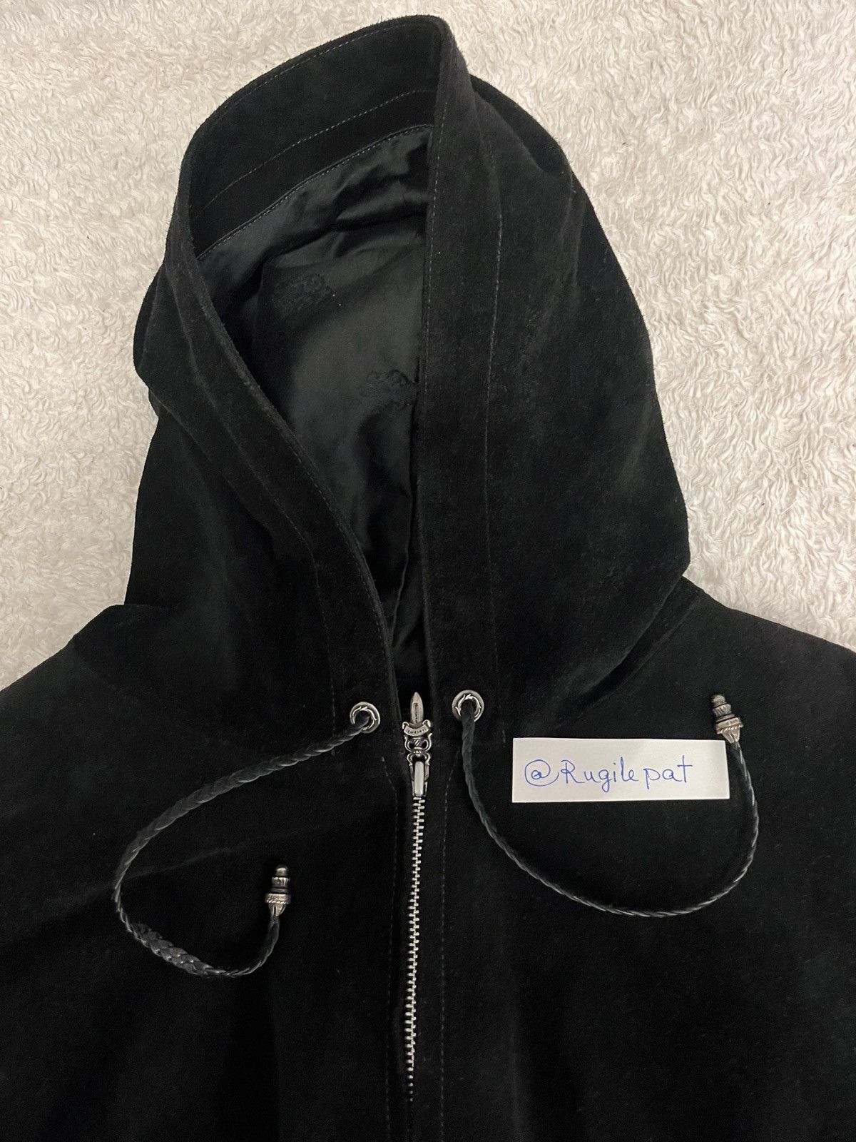 Chrome Hearts Chrome hearts suede cropped jacket Size XS / US 0-2 / IT 36-38 - 13 Thumbnail