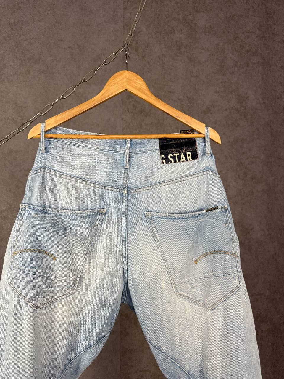 G-Star G Star Raw designer distressed asymmetric jeans Size US 34 / EU 50 - 7 Thumbnail