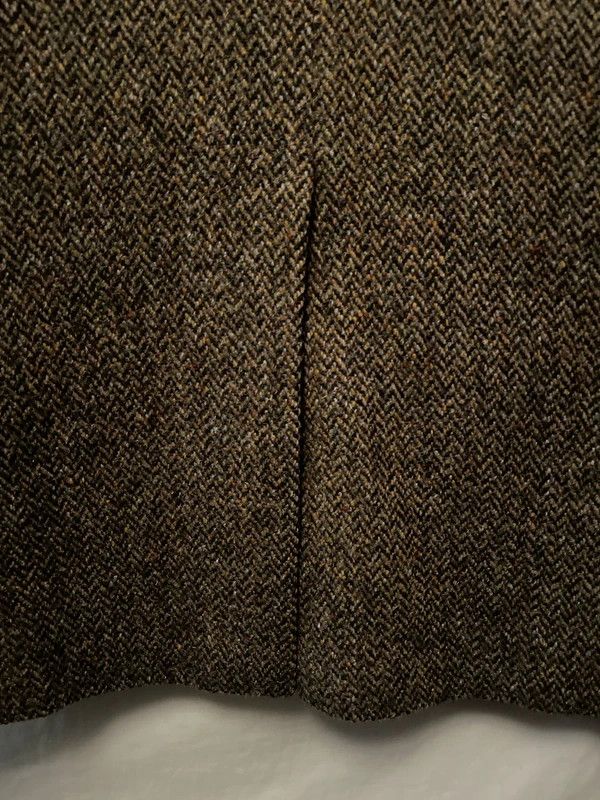 Harris Tweed Vintage Dunn & Co. Harris Tweed 100% Wool Blazer Herringbone Size 40R - 7 Thumbnail
