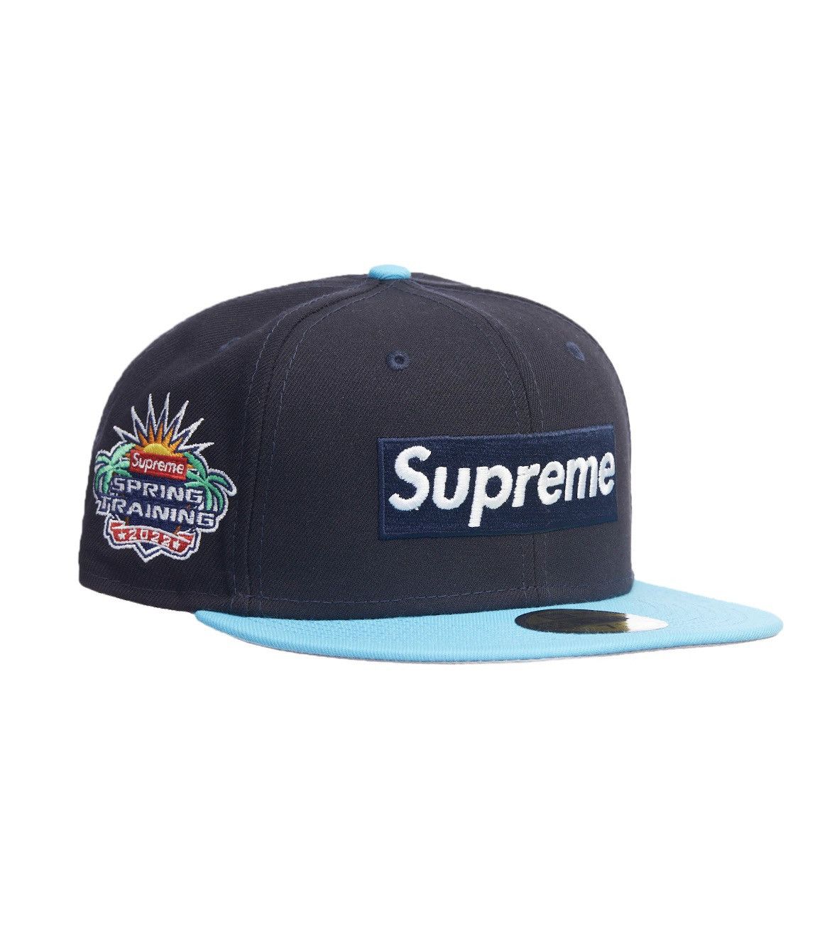 Supreme Supreme 2-Tone Spring Training Box Logo New Era 7 1/2 | Grailed