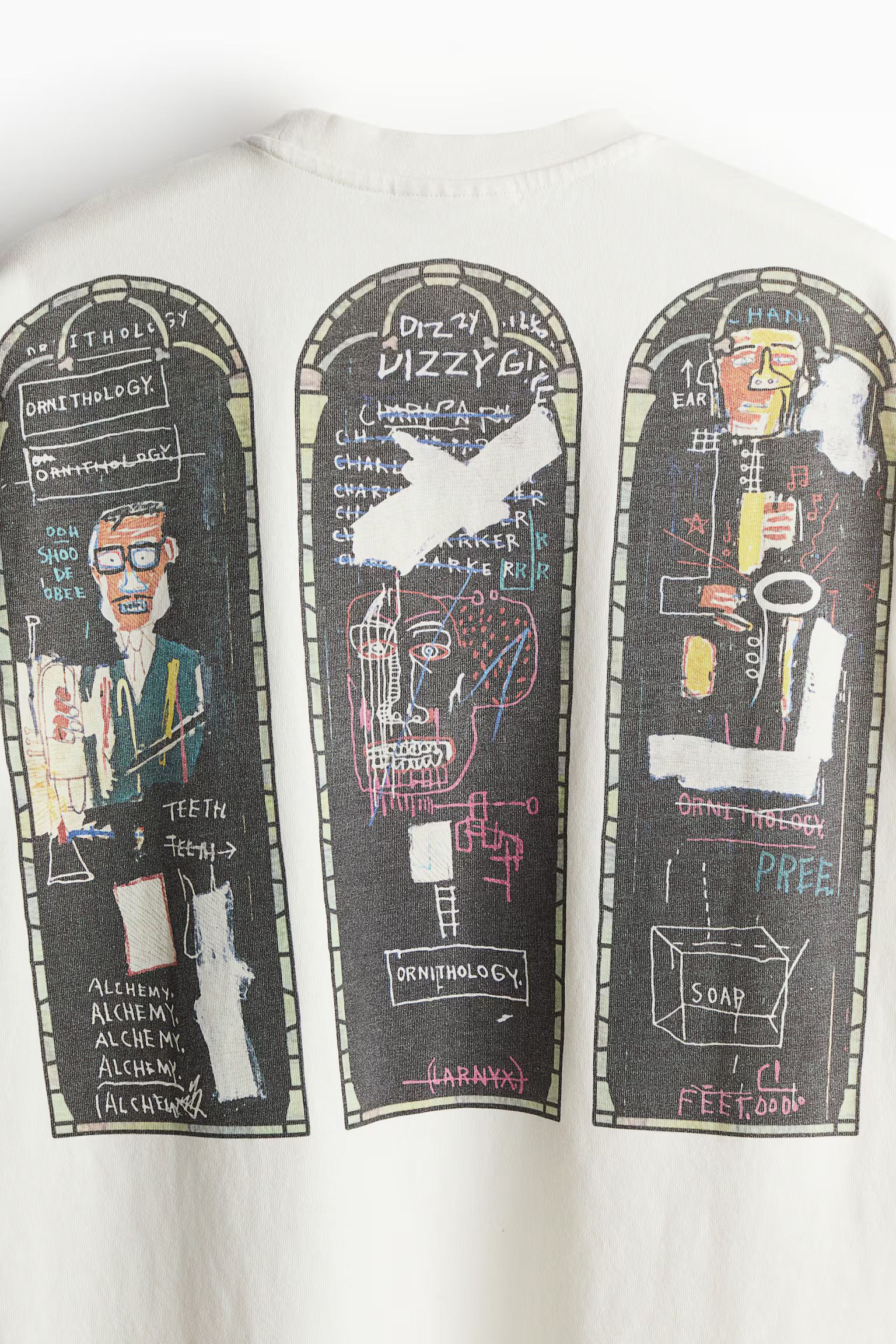 H&M × Jean-Michel Basquiat × Who Decides War Who Decides War x Basquiat Oversized T-shirt Size US S / EU 44-46 / 1 - 3 Thumbnail