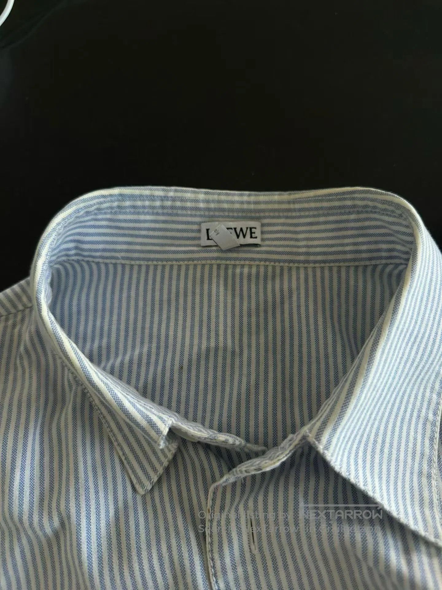 Loewe Loewe Striped Leather Label Shirt. Size US XXS / EU 40 - 3 Thumbnail