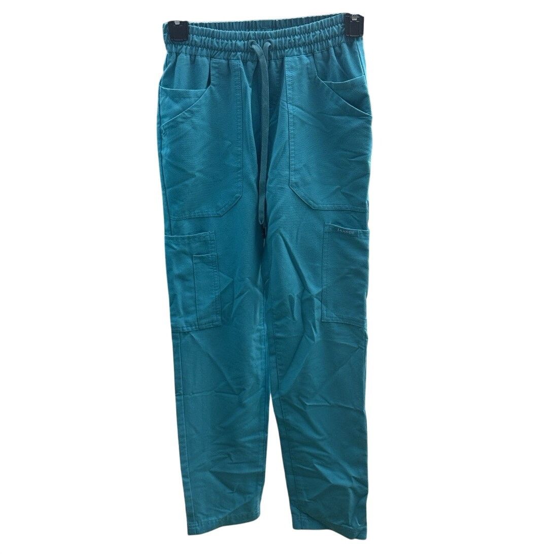 Other Jaanuu Women's Teal Blue Scrub Set Top XS Bottoms XXS Size XS / US 0-2 / IT 36-38 - 6 Thumbnail
