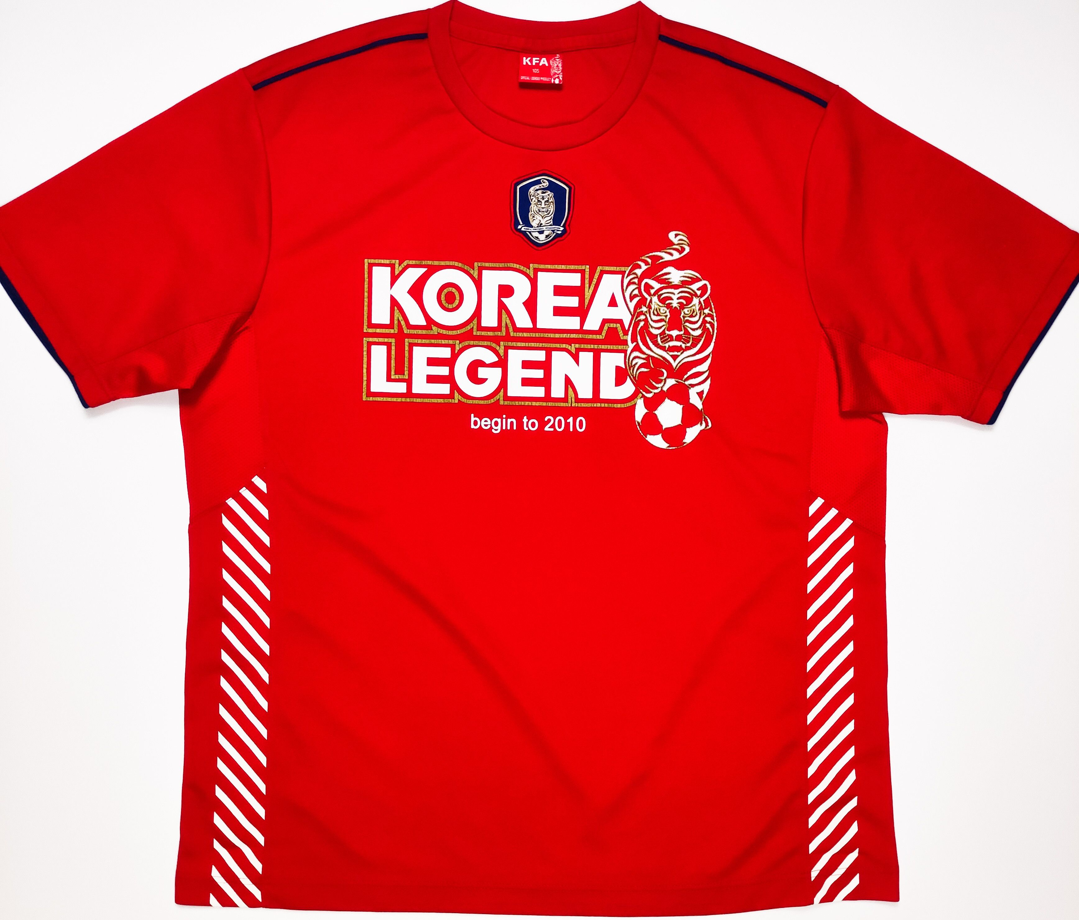 Vintage South Korea "Legend" National Football Team Tee T-shirt Size US L / EU 52-54 / 3 - 1 Thumbnail
